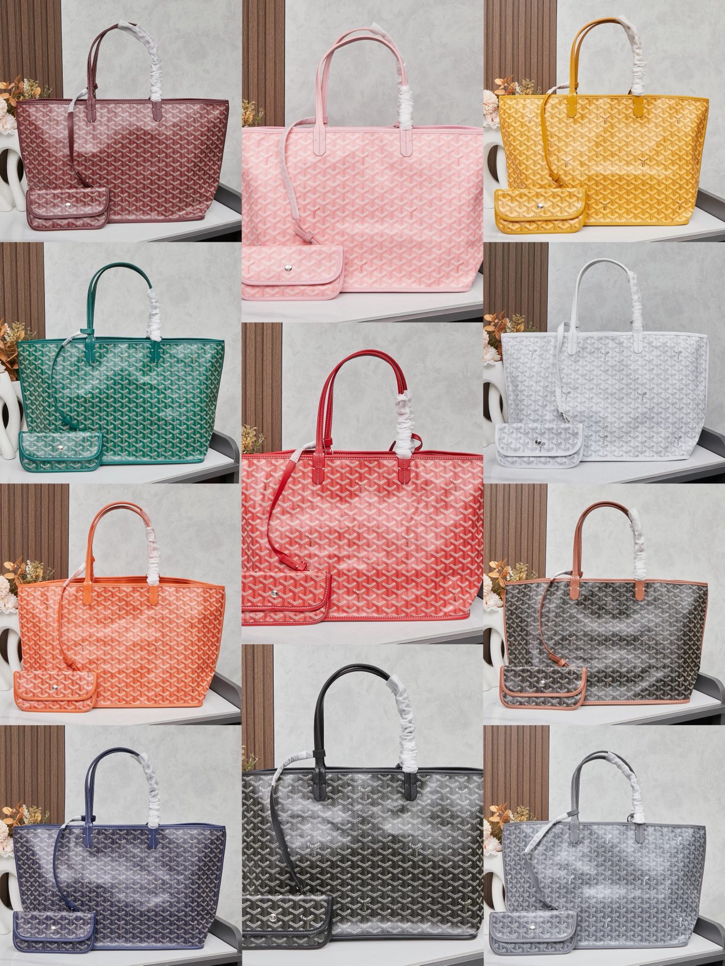 goyard double-sided tote bag